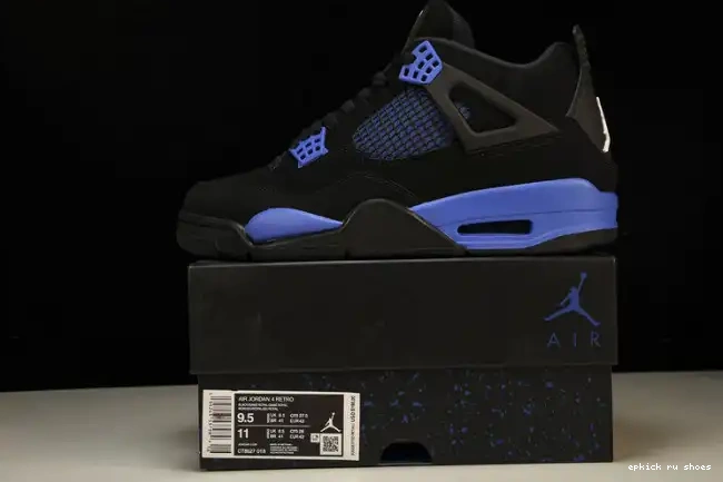 Cheap Royal Jordan Black Retro CT8527-018 Game 4 0514